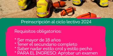 Preinscripciones para el 2024 en la Escuela Municipal de Guardavidas