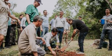 Herrera Ahuad visitó el Centro de Interpretación del Parque Natural Municipal Gruta India