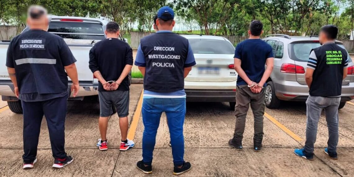 Capturaron en Candelaria a integrantes de una banda de piratas del asfalto