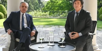 Javier Milei se reunió con Alberto Fernández en la Quinta de Olivos para diagramar la transición