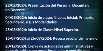 Educación de Misiones fijó el calendario escolar 2024
