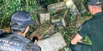 Operativo de seguridad rural: Policías incautaron casi 400 kilos de marihuana en General Urquiza