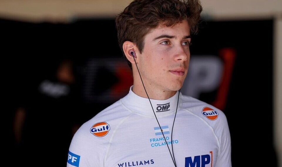 Automovilismo: Colapinto probará un Williams de Fórmula 1 en Abu Dhabi