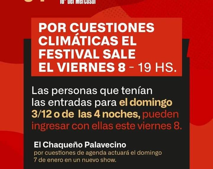 Festival Nacional de la Música del Litoral: la cuarta antorcha se encenderá este viernes