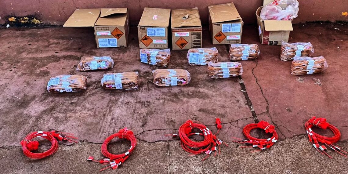 Oberá: allanaron una vivienda en la cual ocultaban un arsenal de explosivos y detonadores