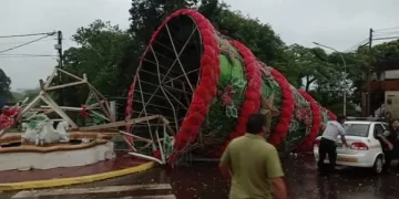 Fuerte temporal afectó varias localidades de Misiones esta mañana