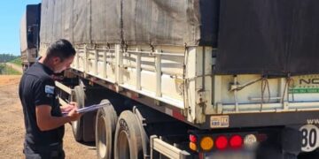 Tres camiones que transportaban soja fueron retenidos por distintas irregularidades