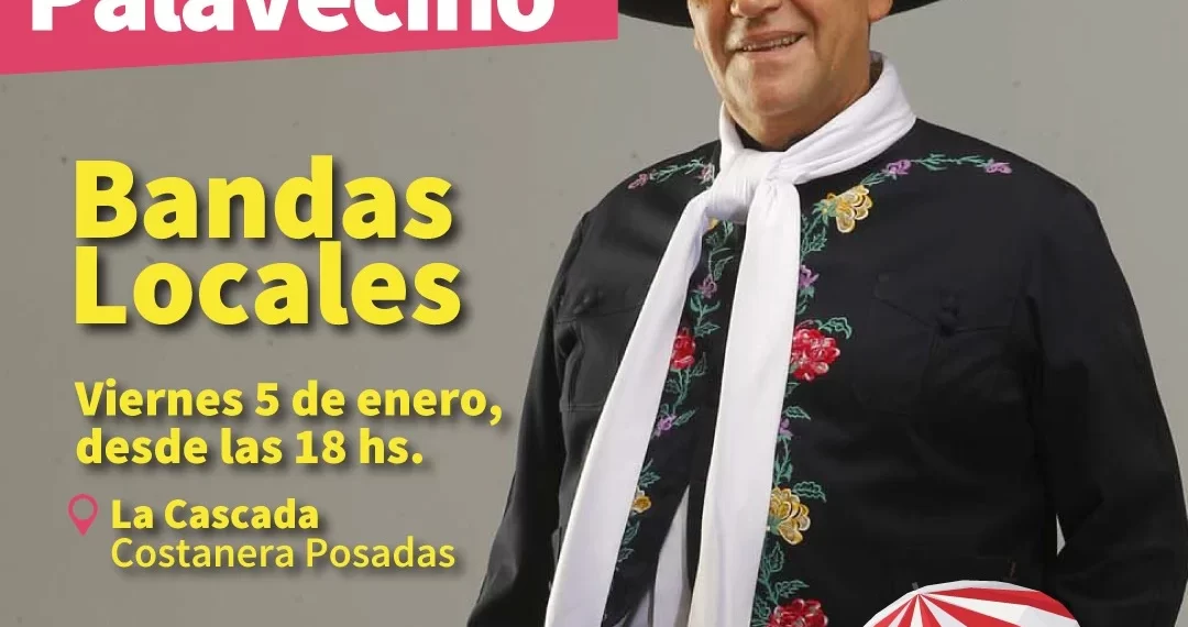 El Chaqueño Palavecino se presentará el 5 de enero en el Parque La Cascada de Posadas