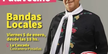 El Chaqueño Palavecino se presentará el 5 de enero en el Parque La Cascada de Posadas