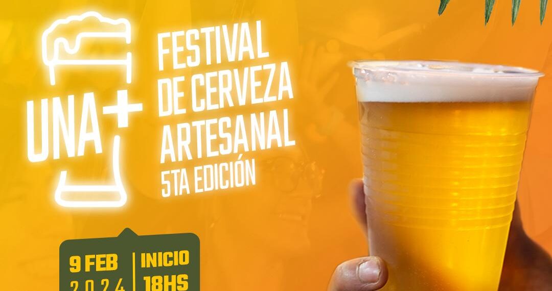 Nueva edición del Festival de Cerveza Artesanal Una +
