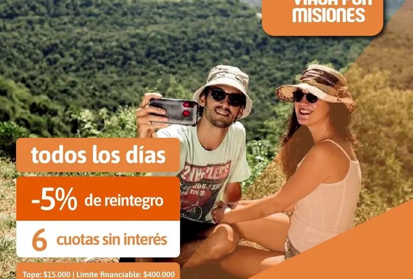 Está en vigencia el programa «Ahora Viajá por Misiones»