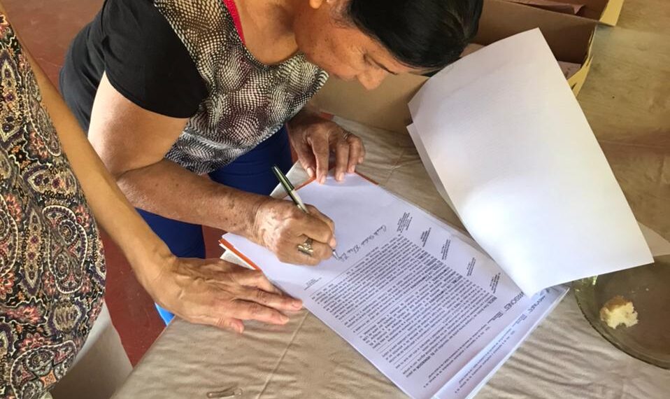 Familias de Villa Bonita pasarán a la formalidad en la ocupación de sus terrenos