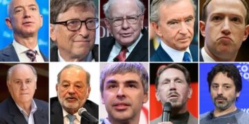 Quiénes son los tres multimillonarios que más dinero ganaron en 2023