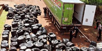 Realizaron el mayor secuestro de neumáticos ilegales en Misiones