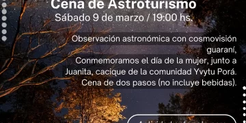 Sábado de astroturismo y gastronomía en Salto Encantado