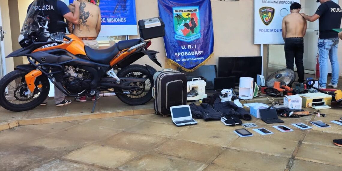 Desbarataron un búnker de objetos robados y secuestraron marihuana: hay dos detenidos