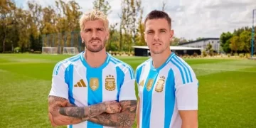 Presentaron las nuevas camisetas de la selección argentina