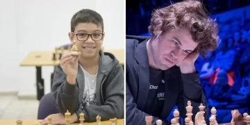 Ajedrez: el argentino Faustino Oro, de 10 años, derrotó a Magnus Carlsen, el mejor jugador del mundo