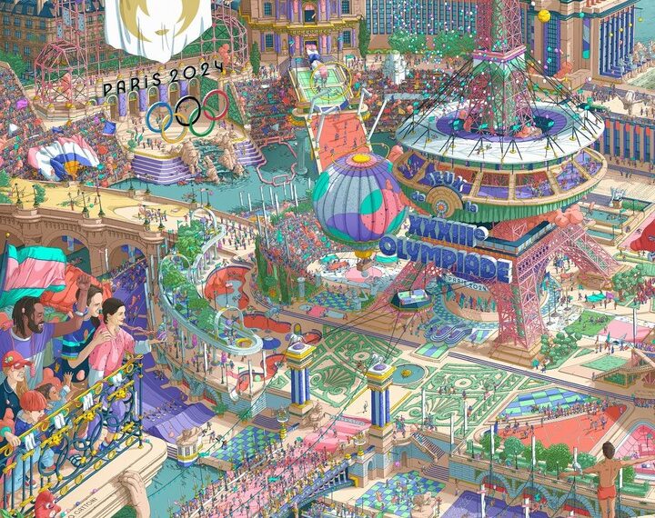 París 2024: salieron los afiches oficiales de los Juegos Olímpicos