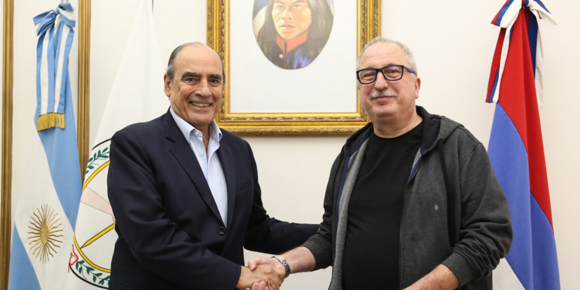 El gobernador Hugo Passalacqua recibió al Ministro del Interior Guillermo Francos
