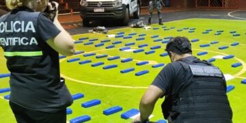 Persecución, detención y secuestro de más de 200 kilos de droga en zona de Aristóbulo del Valle