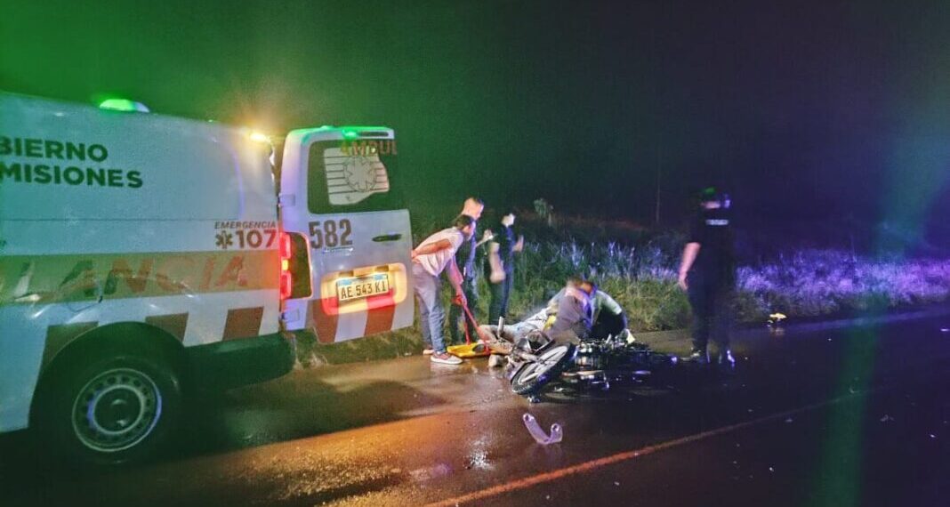 Choque entre motocicletas dejó un fallecido y tres heridos en Villa Bonita
