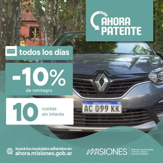 «Ahora Patente»: desde hoy, el programa está disponible en 18 nuevos municipios