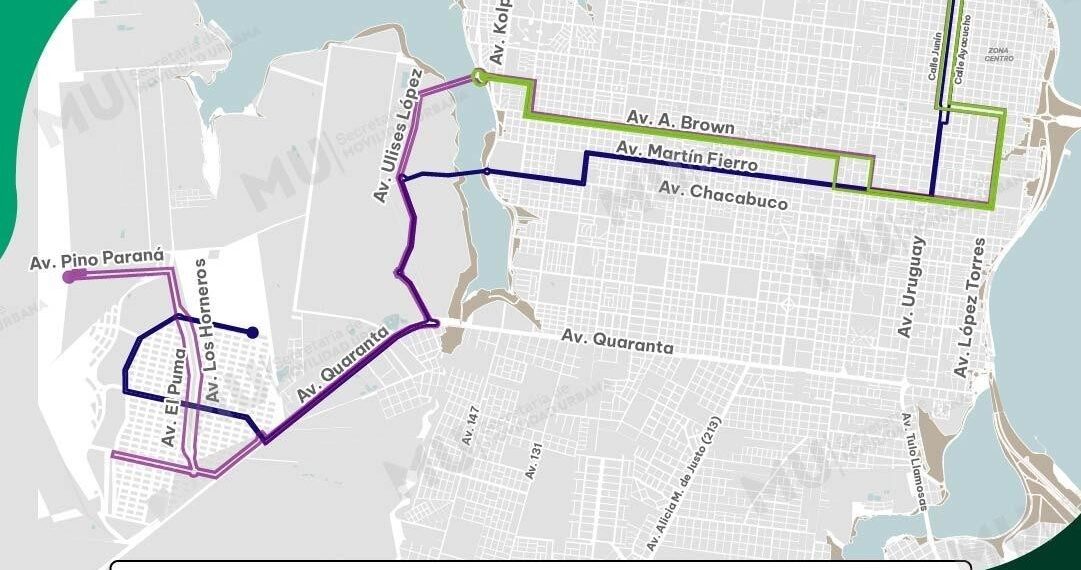 Difunden recorridos de las nuevas líneas de transporte urbano