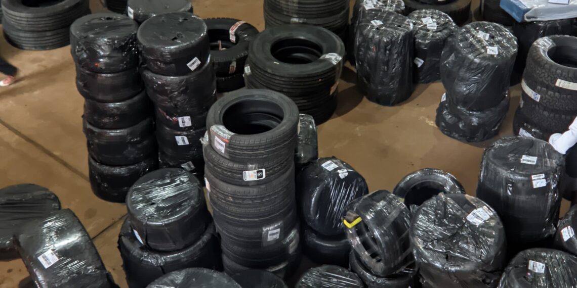 Incautaron 265 neumáticos de contrabando en Jardín América