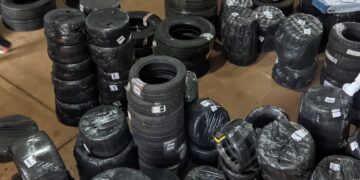 Incautaron 265 neumáticos de contrabando en Jardín América