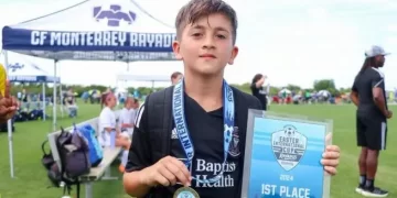 El legado: Thiago Messi marcó un golazo en la Academia de Inter Miami