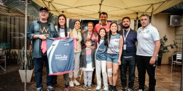 Passalacqua acompañó el selectivo nacional de menores de pádel en Posadas