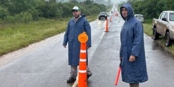 Por las intensas lluvias, restringen el tránsito en las rutas provinciales 3, 4 y 225