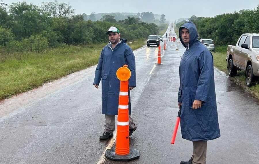 Por las intensas lluvias, restringen el tránsito en las rutas provinciales 3, 4 y 225
