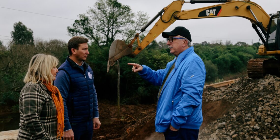 Passalacqua inspeccionó las obras sobre la Ruta Provincial N.º 1