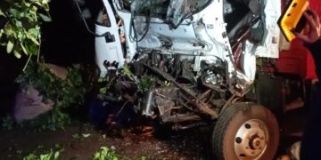 Oberá: choque entre camiones sobre ruta 14 dejó una víctima fatal