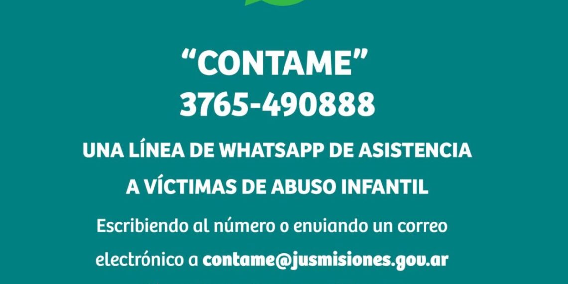 “Contame”: una línea de WhatsApp de asistencia a víctimas de abuso infantil