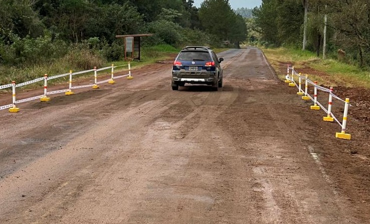Ruta provincial 6: reparan el tramo dañado a 16 kilómetros de la ruta nacional 12