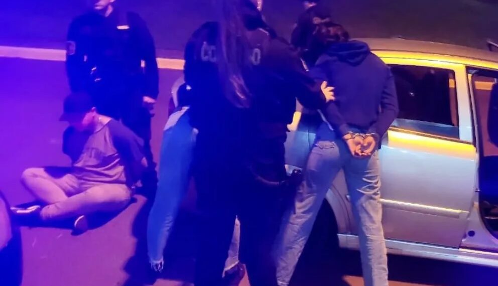 Llevaban droga y a los tiros intentaron evadir un control policial
