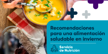 Con el inicio del invierno el Servicio de Nutrición del Madariaga brinda recomendaciones alimentarias