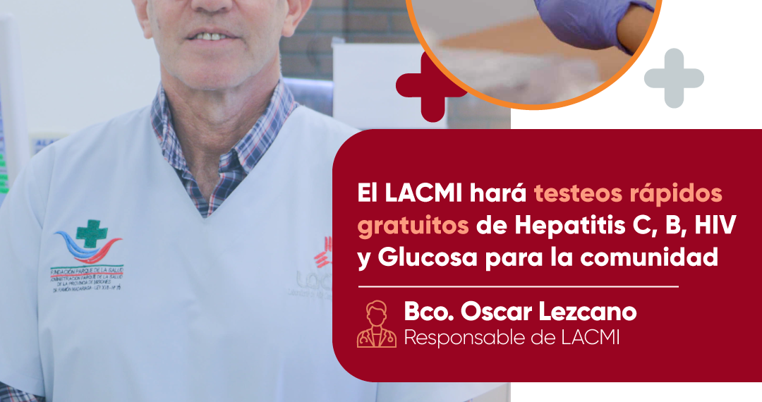 El Laboratorio Central hace testeos rápidos gratuitos de hepatitis C,B, HIV y glucosa solo con DNI