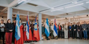Se conmemoró el 9° aniversario de la creación de la bandera de Posadas