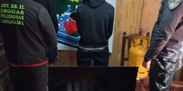Operativo en Candelaria terminó con dos detenidos y secuestro de elementos electrónicos