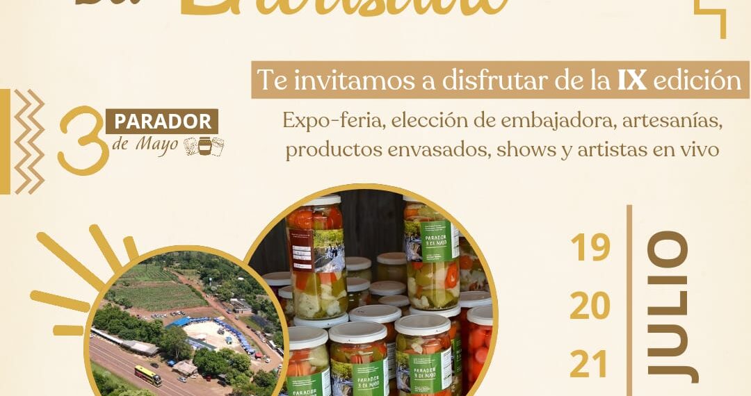 Del 19 al 21 de julio Garuhapé albergará la 9° Fiesta Provincial del Envasado