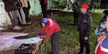 Ocho demorados por el consumo de droga en plazas públicas