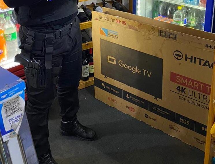 Cámaras del 911 permitieron la detención de un hombre que robó y vendió un televisor para ir al casino