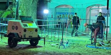 Descubren un túnel de casi 3 metros hecho para robar un banco en San Isidro