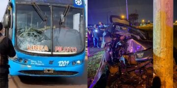 Falleció el conductor que huyó y luego se arrojó debajo de un colectivo