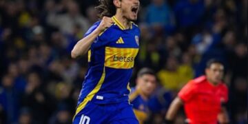 Con golazo de Cavani, Boca venció a Cruzeiro en la ida de los octavos de la Copa Sudamericana