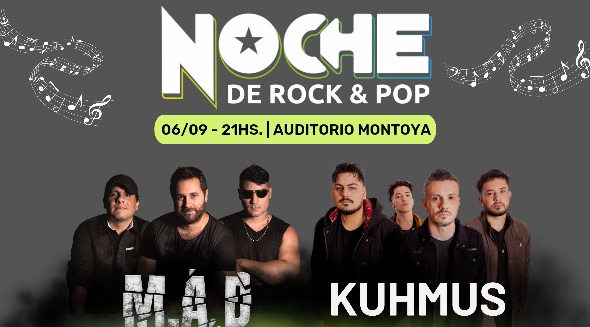 Noche de rock & pop en el Montoya